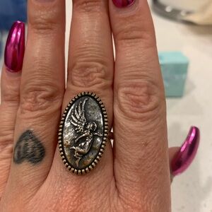 James Avery Angelic Gold and Silver Ring